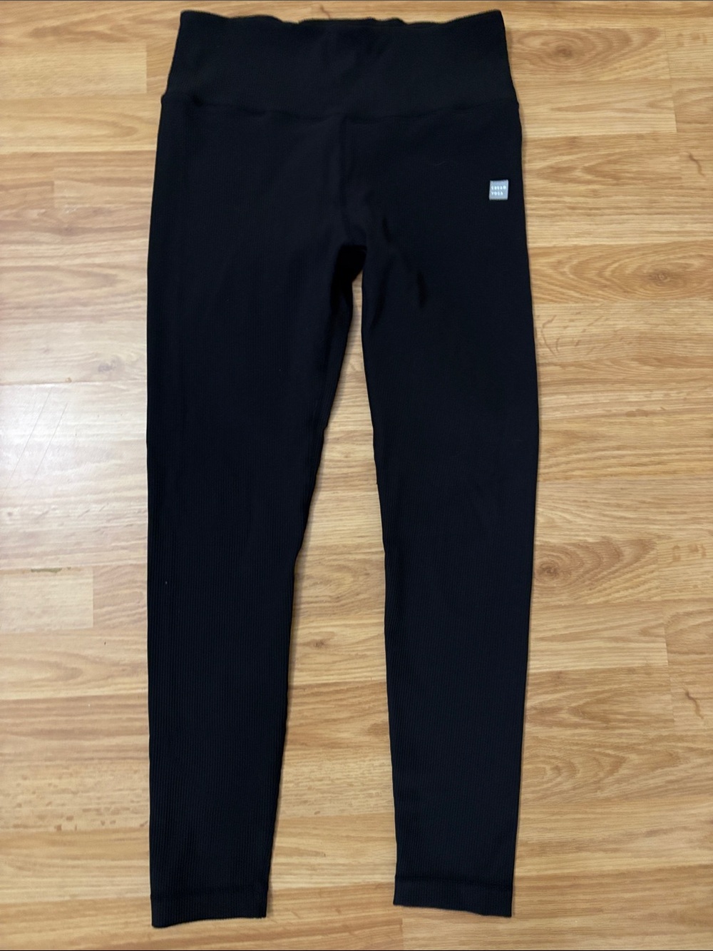 Black Women’s Ribbed Leggings